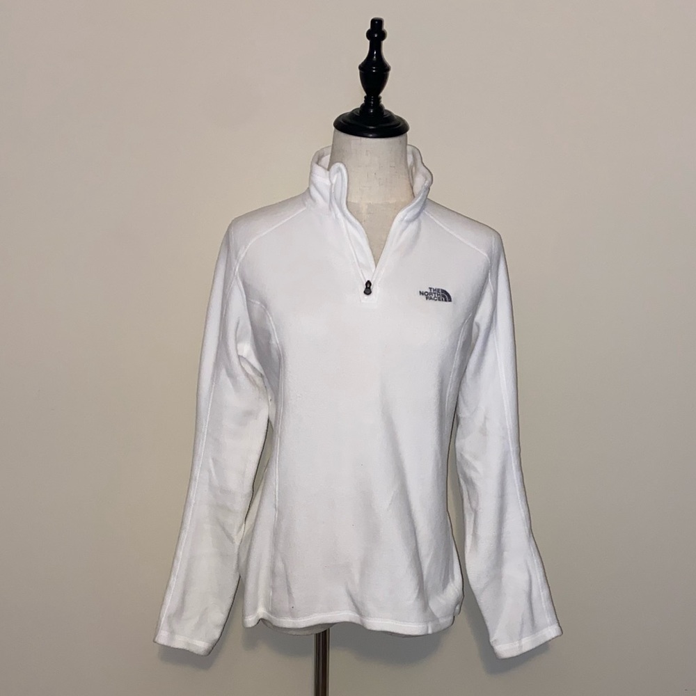 The North Face White Fleece Pullover